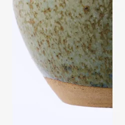 House Doctor - Vase Keramik Gr� H: 9  �: 9,5 cm.