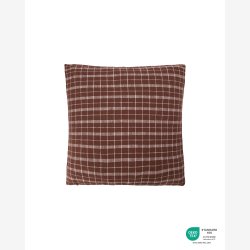 House Doctor - Pudebetr�k Ternet Brun 50x50 cm.