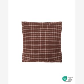 House Doctor - Pudebetr�k Ternet Brun 50x50 cm.