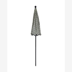 House Doctor - Strandparasol Sort/sand H185xL180 cm.