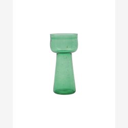 House Doctor - Vase Gr�nt Glas H16.5 cm.