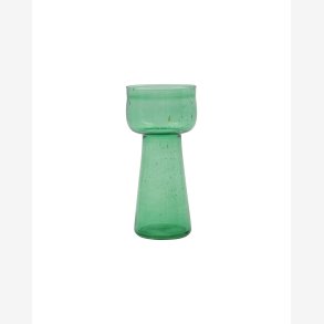 House Doctor - Vase Gr�nt Glas H16.5 cm.