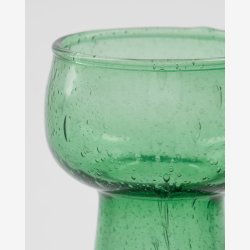 House Doctor - Vase Gr�nt Glas H16.5 cm.