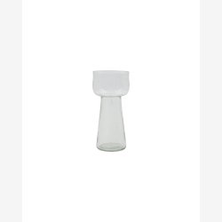 House Doctor - Vase Klart Glas H16.5xS6xL8 cm.
