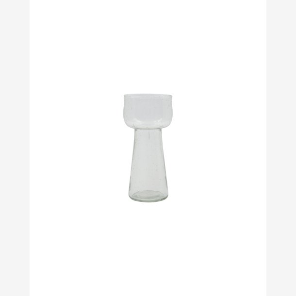 House Doctor - Vase Klart Glas H16.5xS6xL8 cm.