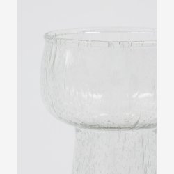 House Doctor - Vase Klart Glas H16.5xS6xL8 cm.