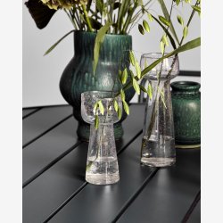 House Doctor - Vase Klart Glas H16.5xS6xL8 cm.