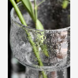 House Doctor - Vase Klart Glas H16.5xS6xL8 cm.