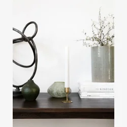 House Doctor - Lysestage t/kronelys Antik "Messing" H: 7 �: 5 cm. 