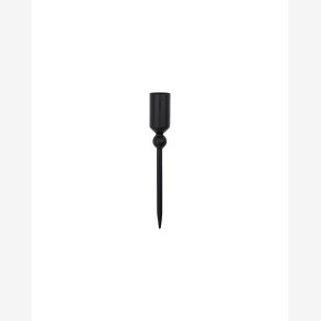 House Doctor - Lysestage p� spyd Sort 15x2,5 cm.