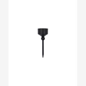 House Doctor - Lysestage p� spyd Sort H12xL4,5 cm.