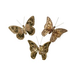 Speedtsberg - Sommerfugl m. clips - 3 ass. - 12 cm