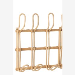 J-Line - Knager�kke m/13 dobbelt knager Bambus/Rattan L: 110 H: 29 cm. 