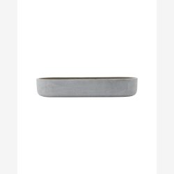 House Doctor - Lysestage Gr� Cementlook L35xB13xH6 cm.
