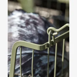 House Doctor - Kurv Armygr�n Stabelbar L: 32 B: 27 H: 23.5 cm.