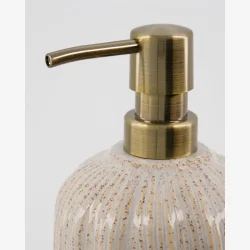 House Doctor - S�bedispenser Stent�j R�hvid H: 15,5 �: 9,5 cm. 