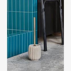 House Doctor - Toiletb�rste Stent�j R�hvid H: 40 �: 12 cm. 