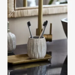 House Doctor - Tandb�rsteholder Stent�j R�hvid H: 10,5 �: 9 cm. 