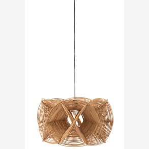 J-Line - Loft Lampe i flettet Rattan : 50 H: 25cm. 