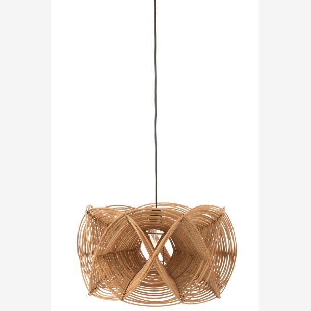 J-Line - Loft Lampe i flettet Rattan : 50 H: 25cm. 