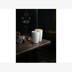 Pillivuyt Pliss Termokrus Dia 8 x 12 cm 25 cl 2 stk. Hvid