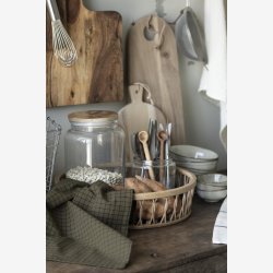 Ib Laursen - Bakkest m/2 stk bakker. D: 36/41 cm. 