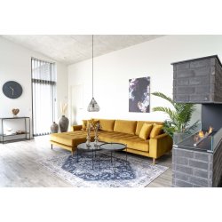 House Nordic - Venezia sofabord sort, 70xh40cm