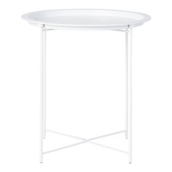 House Nordic - Bastia hjrnebord hvid, 47x50 cm