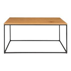 House Nordic - Vita sofabord egetrslook, 90x60x45 cm