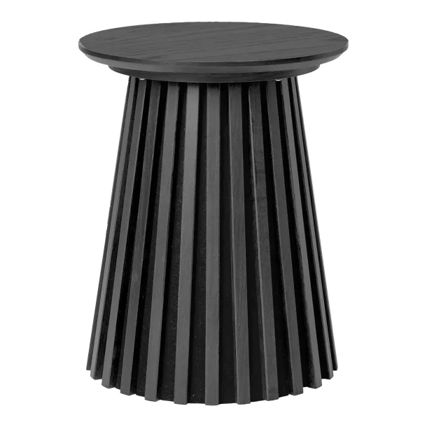 House Nordic - Osaka Hjrnebord, egefiner, sort, 40x50 cm