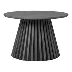 House Nordic - Osaka Sofabord, egefiner, sort, 70x45 cm