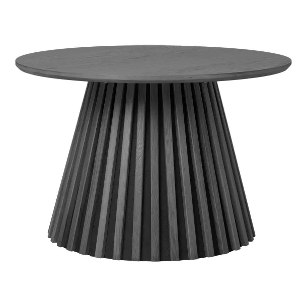 House Nordic - Osaka Sofabord, egefiner, sort, 70x45 cm