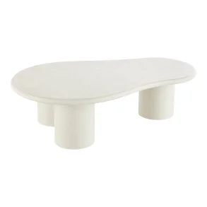 House Nordic - Palmera Sofabord, cement look, lysegr, 80x120x35 cm