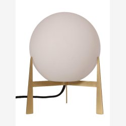 PR HOME - Milla bordlampe, Guld/hvid, 28 cm