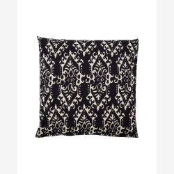 House Doctor - Pudebetr�k m. m�nster Sort 50x50 cm. 