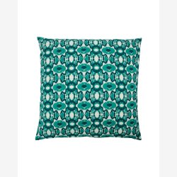 House Doctor - Pudebetr�k m. m�nster M�rkegr�n 50x50 cm.