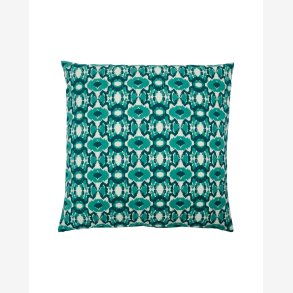 House Doctor - Pudebetr�k m. m�nster M�rkegr�n 50x50 cm.