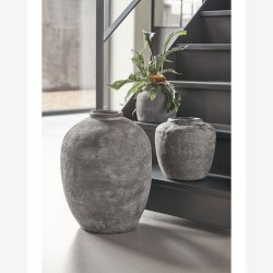 House Doctor - Vase Gr� Beton 47x37 cm.