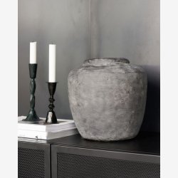House Doctor - Vase Gr� Beton H:31xS:10,5xL:27 cm.