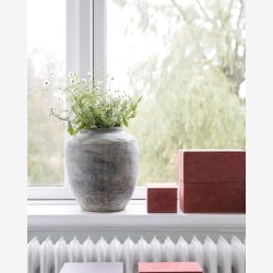 House Doctor - Vase Gr� Beton H:31xS:10,5xL:27 cm.