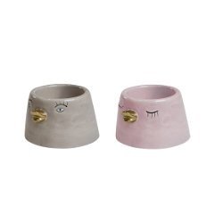 Speedtsberg - Andefyrfadsstager, st m/2 stk. D7X5CM, Gr/lyserd