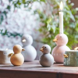 Speedtsberg - Andefyrfadsstage, st m/2 stk. D7X5CM, grn/lys grn