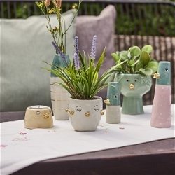 Speedtsberg - Andevaser m/guldnb, st m/2 stk. D4X10CM, lys grn/grn