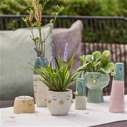 Speedtsberg - Andevaser, m/guldnb, st m/2 stk. D5X16CM, lyserd/lys bl