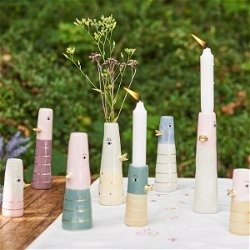 Speedtsberg - Andevaser m/guldnb, st m/2 stk. D5X16CM, Bl/grn