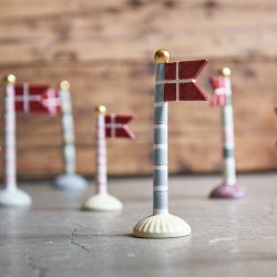 Speedtsberg - Flag dannebro 8x5x14cm 3stk