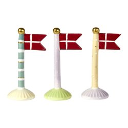 Speedtsberg - Flag dannebro 8x5x14cm 3stk