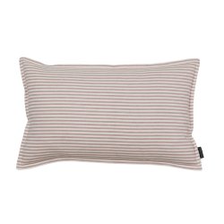 speedtsberg -Pude u/fyld smalle striber 35x35cm Lyserd og Hvid