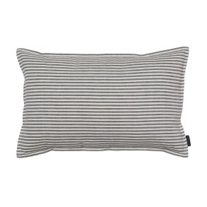 speedtsberg -Pude u/fyld smalle striber 35x55cm Mrke grn og Hvid