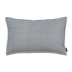 speedtsberg -Pude u/fyld smalle striber 35x55cm Mrkebl og Hvid